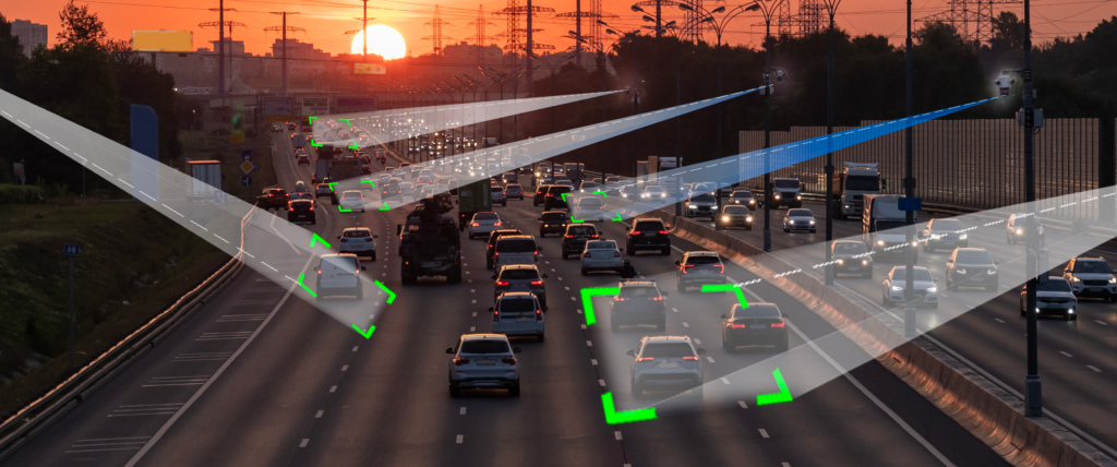 Cameras on the road with artificial intelligence